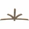 Ekena Millwork Davenport Rough Sawn Timber Gable Bracket, Douglas Fir, 72"W x 39"H x 2"D x 4"F, 13/12 Pitch GBW072X39X0204DAV00RDF - alternate 5